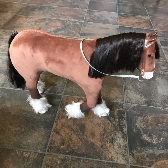 american girl prancing horse